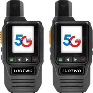 G3210 Global Walkie Talkie Support WiFi Unlimited Range Walkie Talkie Bluetooth 4G LTE POC Long Range Radio Waterproof Type-C Rechargeable Handheld GPS Transceiver,Use for a Lifetime