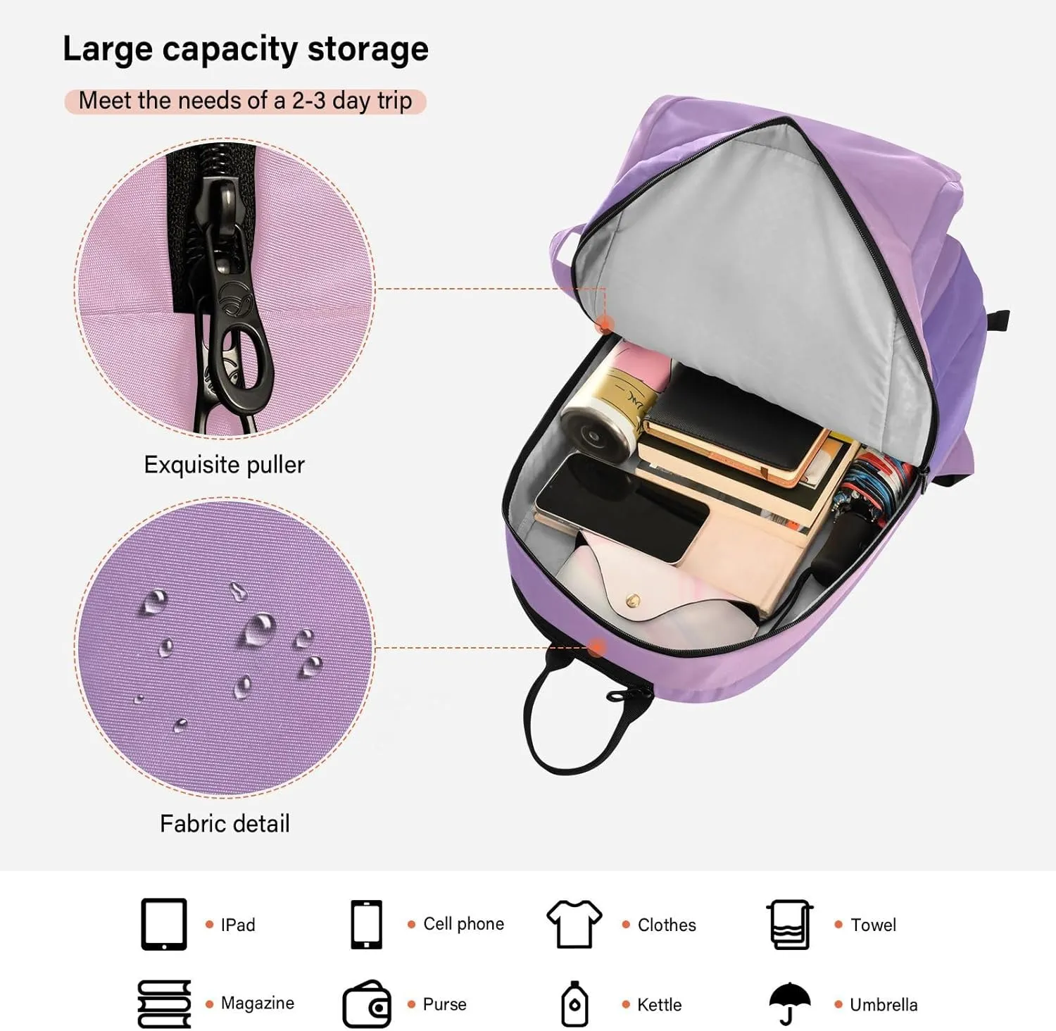 GAIGEO Pink Green Gradient Pickleball Bag, Large Space Pickleball Bags for Women, Durable Polyester, Printing Design