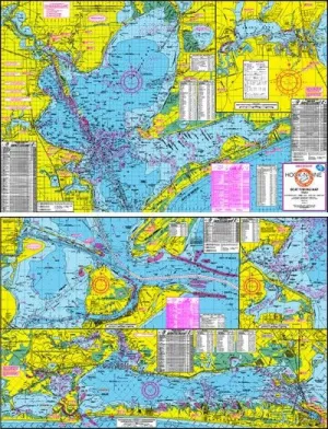 Galveston Bay Area Texas Fishing Map F102