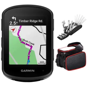 Garmin 010-02694-00 Edge 540, Compact GPS Cycling Computer w/ Deco Accessory Bundle