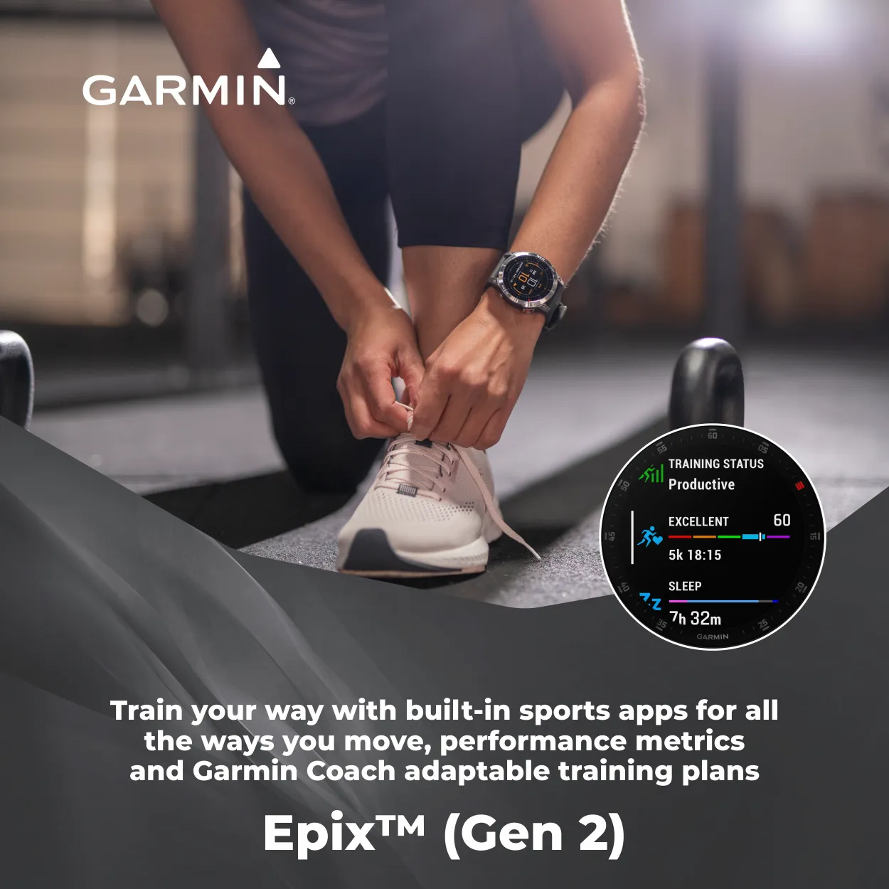 Garmin EPIX (Gen 2) Premium Active Smartwatch with AMOLED display with Wearable4U Power Bank Bundle