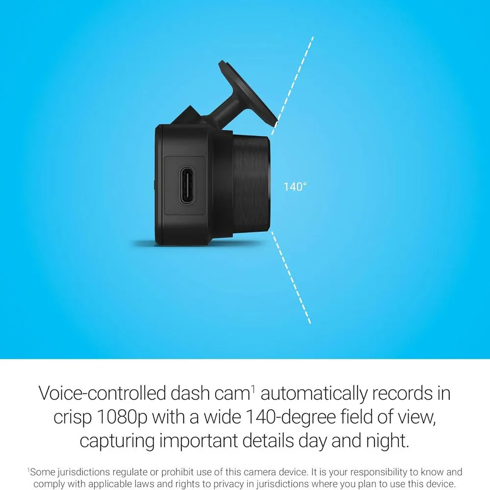 Garmin Garmin Dash Cam X110 Compact 1080p HD with 140-degree Field of View