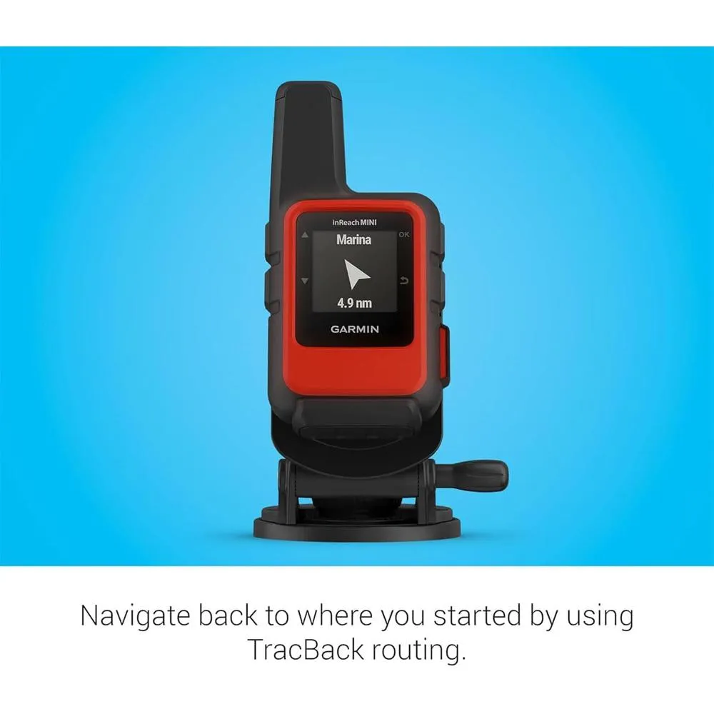Garmin inReach Mini 2 Compact Satellite Communicator Marine Bundle w/ Warranty Kit