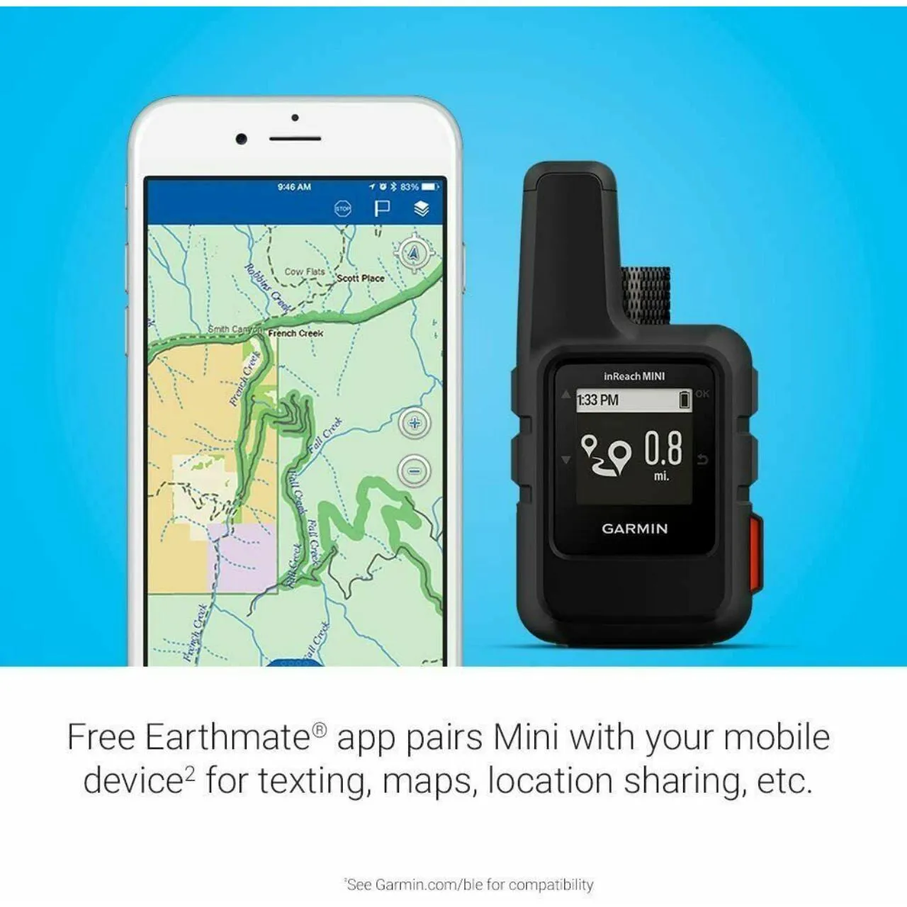 Garmin inReach Mini Handheld GPS Satellite Communicator