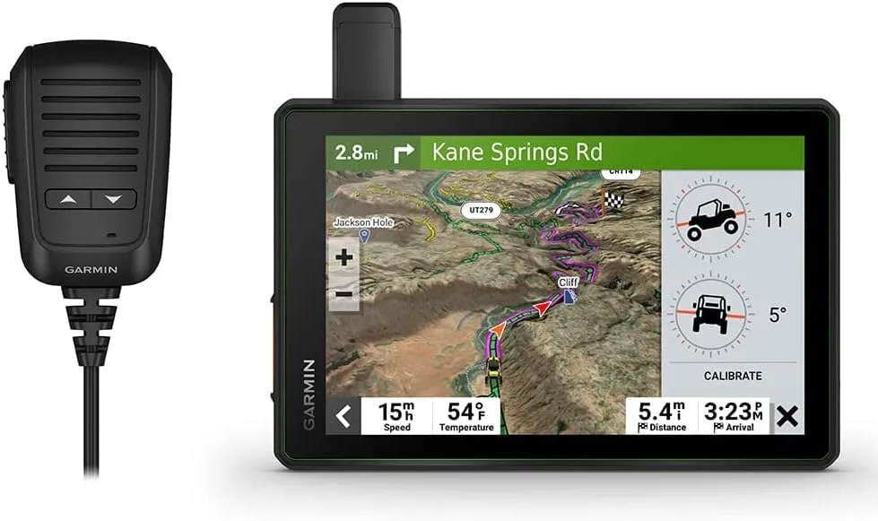 Garmin Tread SxS 8” Powersport Navigator with Group Ride Radio Bundle - High-Performance Off-Road GPS ATV Navigator, Touchscreen Display - Includes PlayBetter 5000mAh Portable Charger