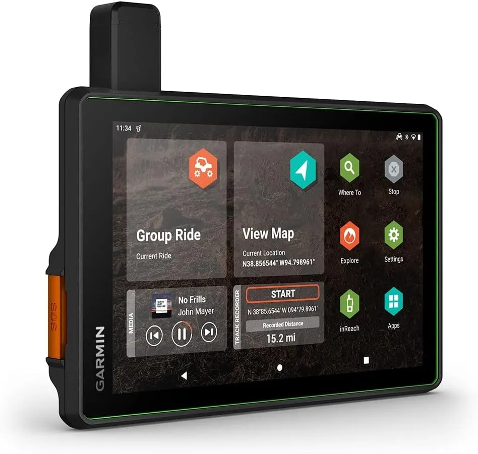 Garmin Tread SxS 8” Powersport Navigator with Group Ride Radio Bundle - High-Performance Off-Road GPS ATV Navigator, Touchscreen Display - Includes PlayBetter 5000mAh Portable Charger