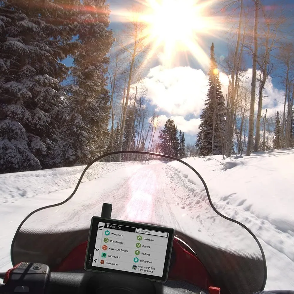 Garmin Tread SxS 8” Powersport Navigator with Group Ride Radio Bundle - High-Performance Off-Road GPS ATV Navigator, Touchscreen Display - Includes PlayBetter 5000mAh Portable Charger
