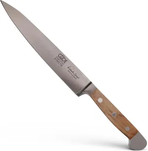 Güde Alpha Barrel Oak Series - 7" Flexible Fillet Knife - Made in Solingen, Germany Since 1910 - Rare Oak Wood, Over 80 Years Old.
