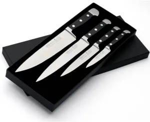 Güde Alpha Series 4-Piece Hand Forged/Sharpened Knife Set, Hostaform - Made in Solingen, Germany Since 1910