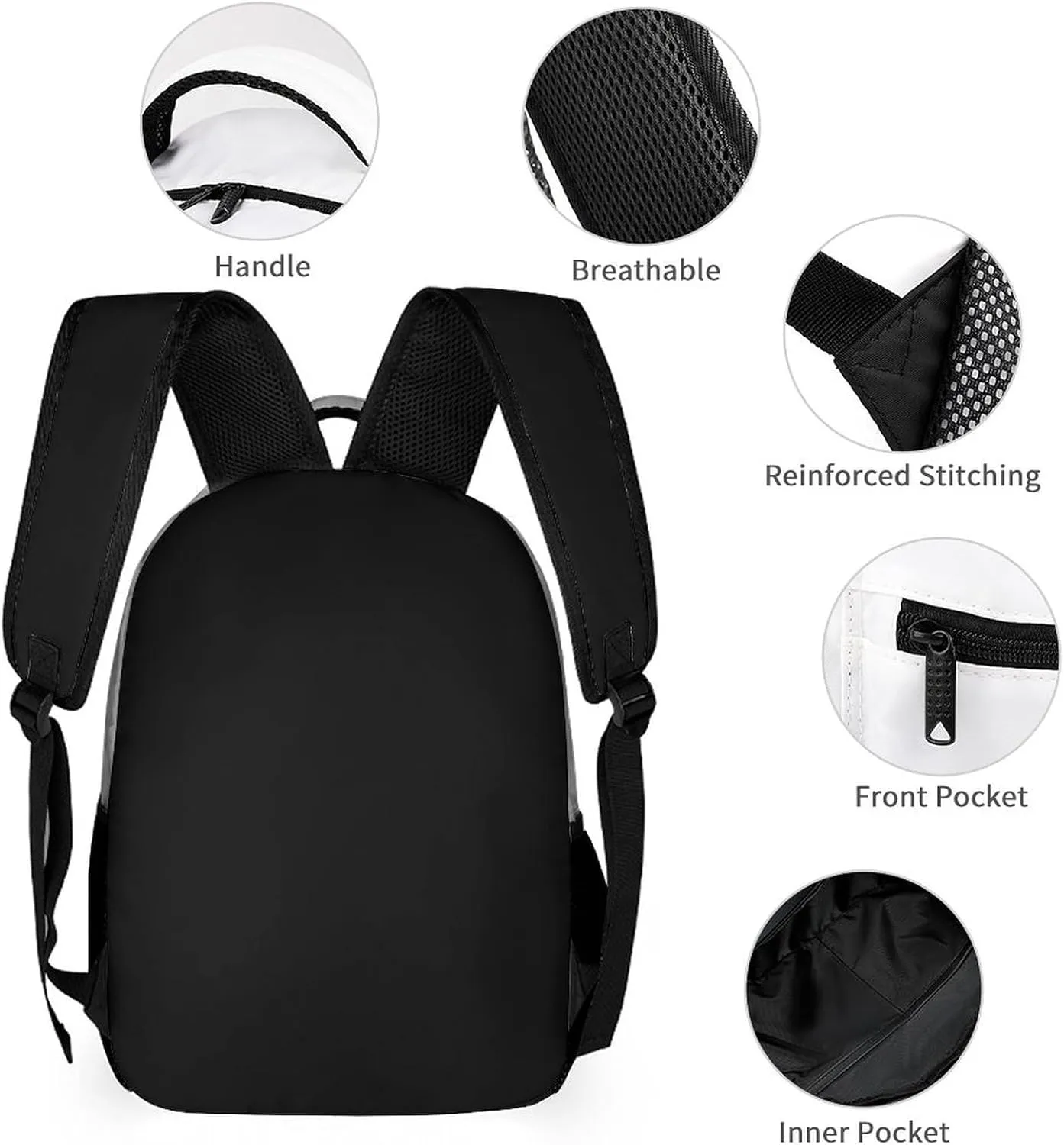 Generic Personalized Backpack Basketball City Fans Gifts Sport Bags High Capacity Custom Any Name and Number for Men Women, Bro-n401
