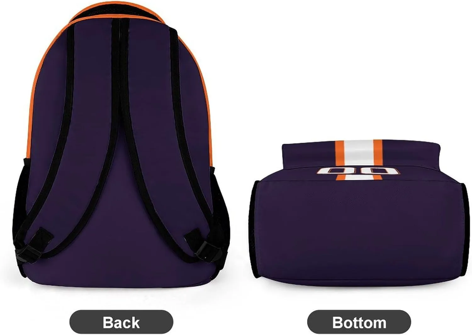 Generic Personalized Backpack Basketball City Fans Gifts Sport Bags High Capacity Custom Any Name and Number for Men Women, Pho-s2401