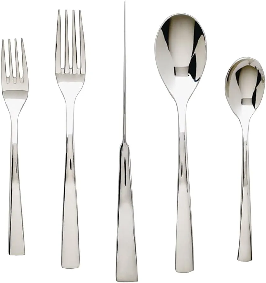 Ginkgo International President 5-Piece Stainless Steel Flatware Place Setting, Service for 1
