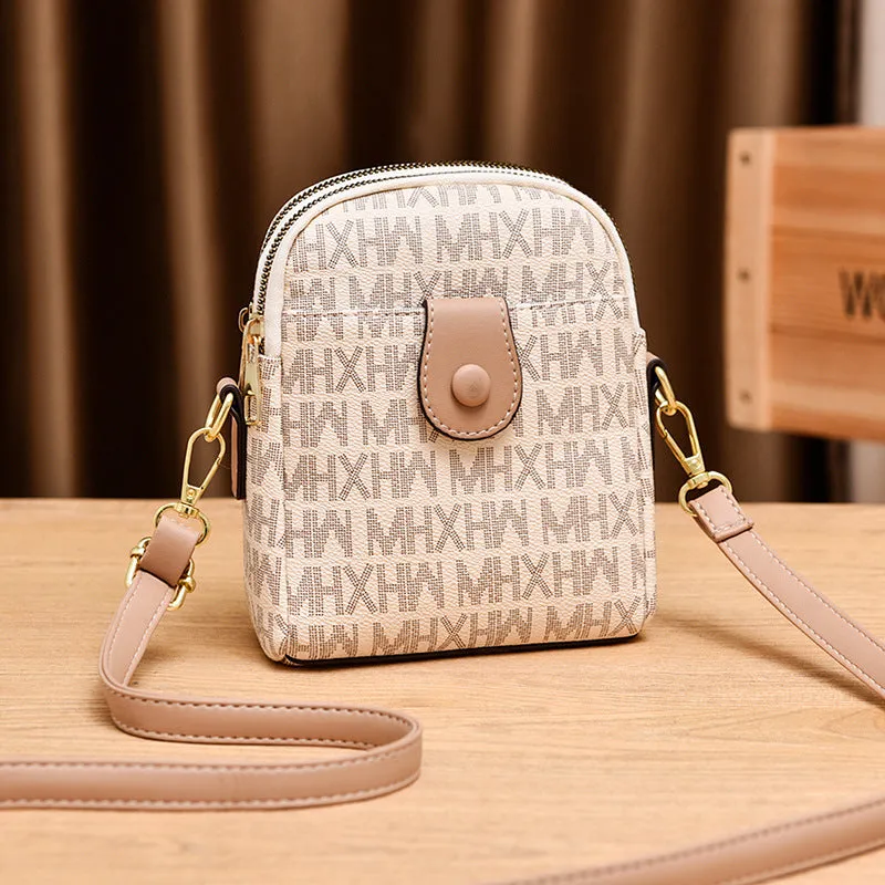 Glamorous Women's Mobile Summer Printed Lightweight Shoulder Bags