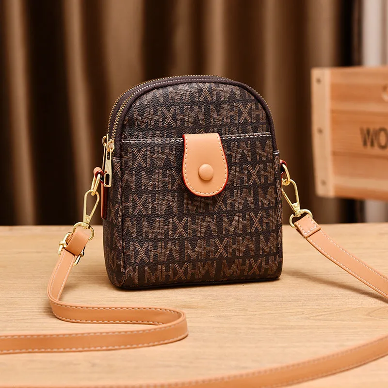 Glamorous Women's Mobile Summer Printed Lightweight Shoulder Bags