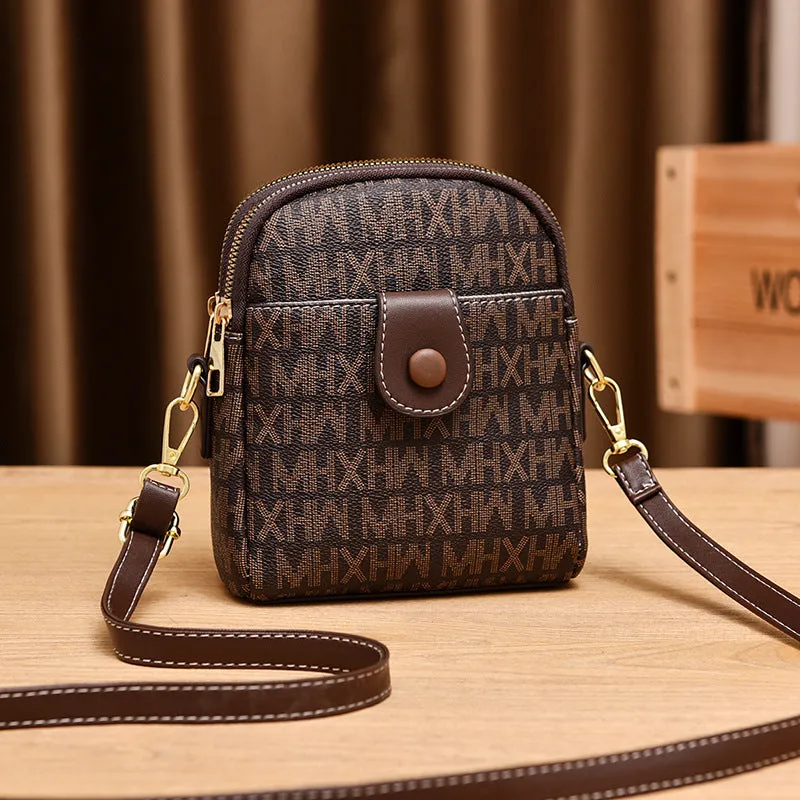 Glamorous Women's Mobile Summer Printed Lightweight Shoulder Bags