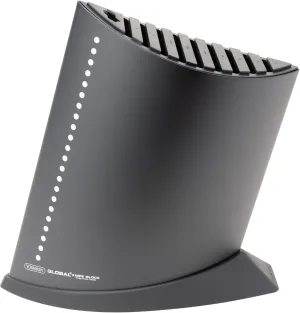 Global GKB-52/CB - 10 Slot Ship Shape Knife Block - Black