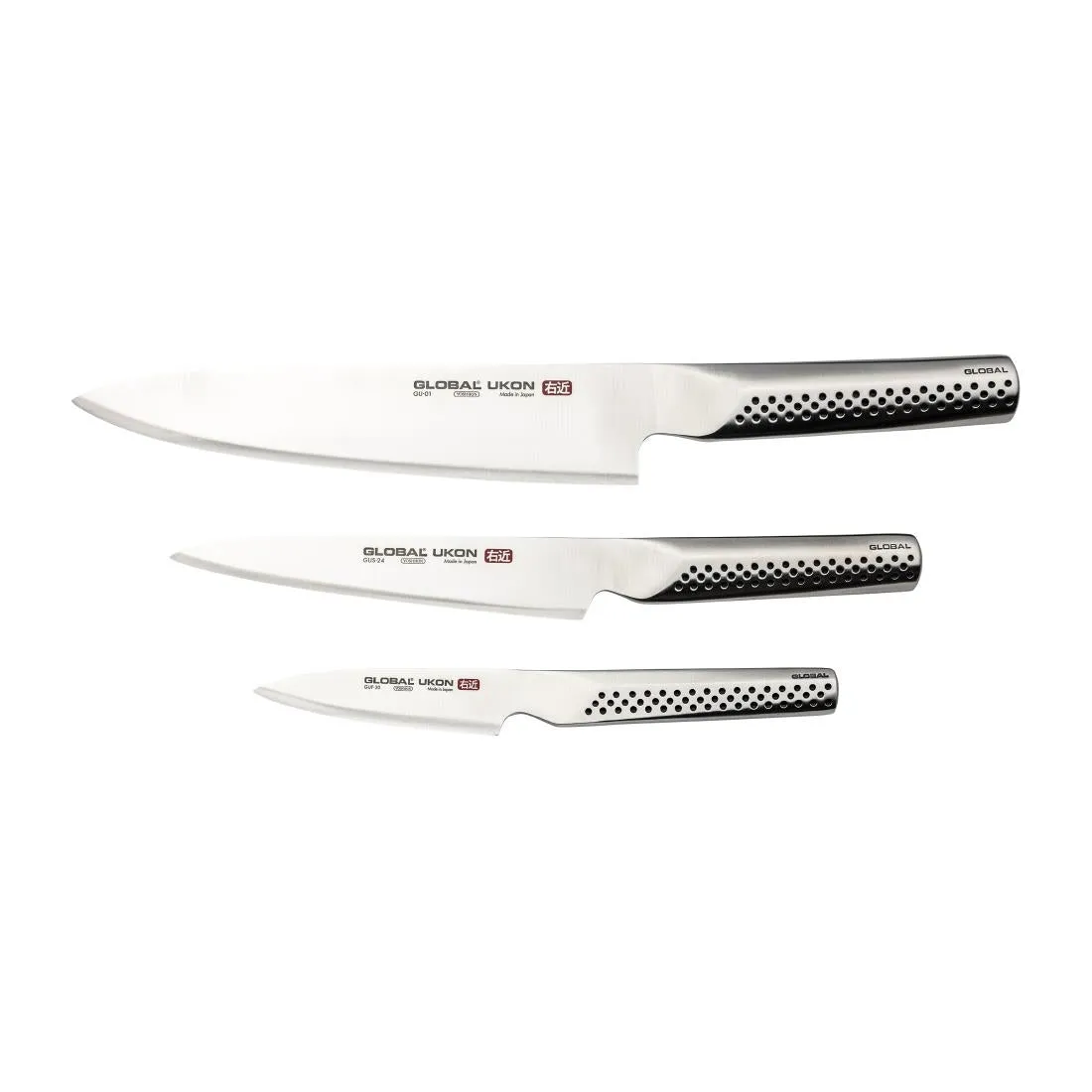 Global Knives Ukon Range 'Sakura' 3-Piece Knife Set
