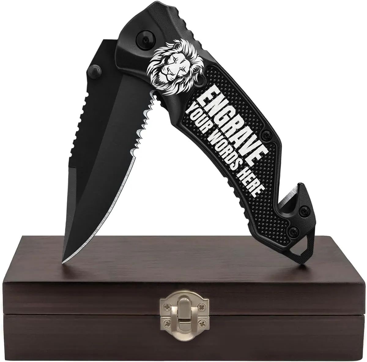 GOOD WORKER Custom Knife for Men and Women - Personalized Idea Gifts - Engraved Gifts for Dad Husband Boyfriend Wife Girlfriend - Customized Pocket Knives for Birthday - Unique Present 6680 PS