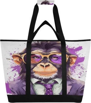 Gorilla Reusable Insulated Cooler Bag with Ice Pack Compartment - Large 47L Waterproof Thermal Grocery Tote for Picnic Beach Camping Lunch Storage