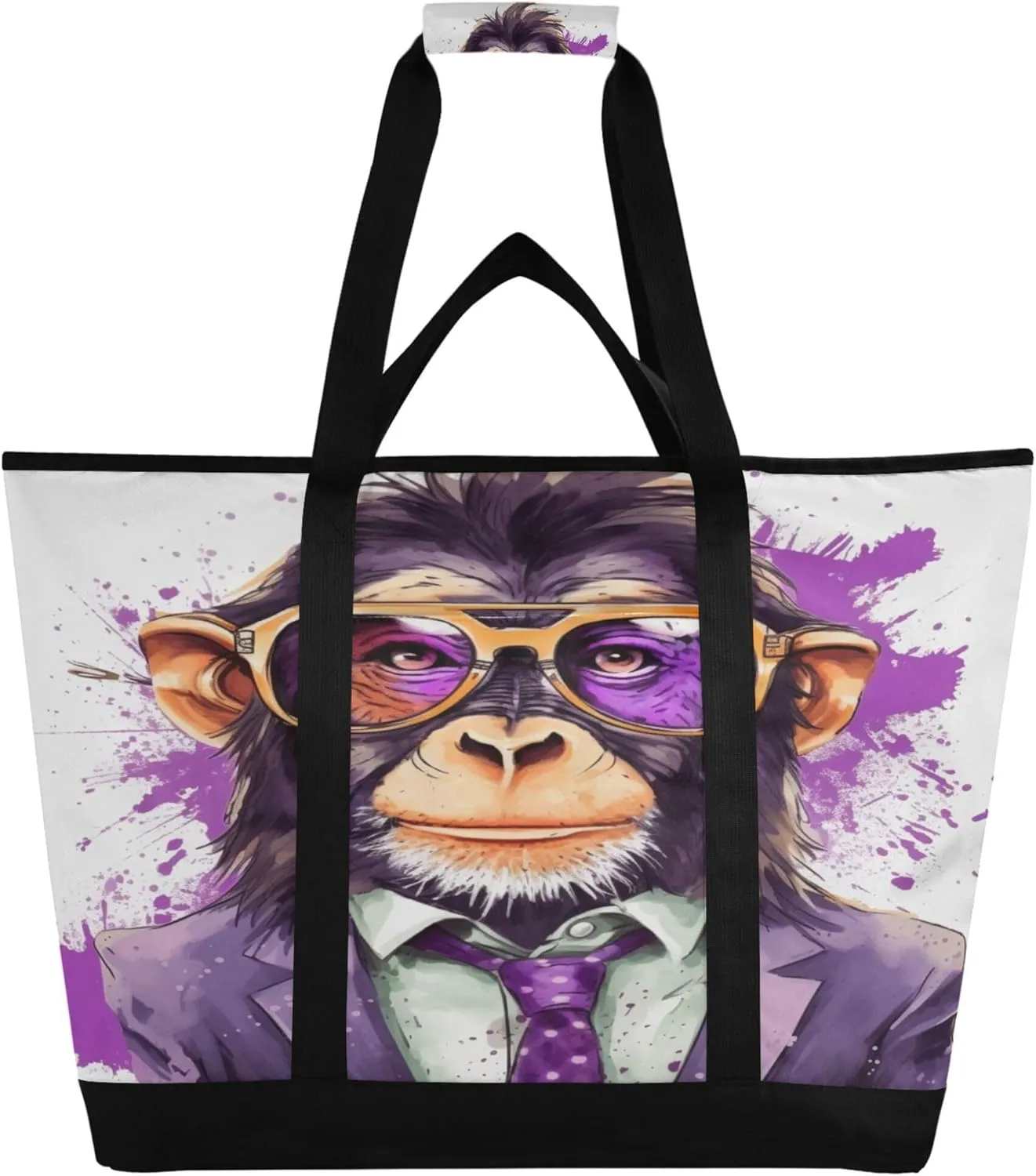 Gorilla Reusable Insulated Cooler Bag with Ice Pack Compartment - Large 47L Waterproof Thermal Grocery Tote for Picnic Beach Camping Lunch Storage