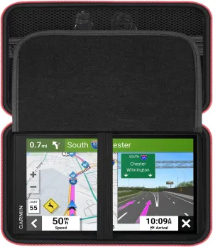 GPS Case for 6-7 Inch Garmin DriveSmart 76/65/61/86, RV 795/780/785, dezl OTR700/610/800, DriveCam™ 76, Garmin Catalyst Car Navigator System, Hard Travel Case with Mesh Bag for Accessories
