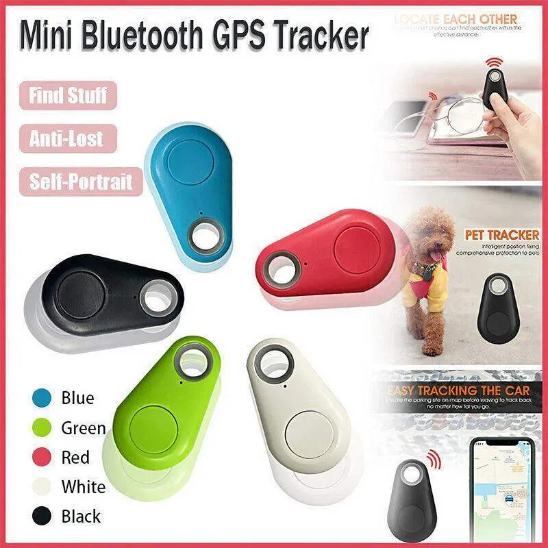 GPS Pet Trackers for Dogs and Cats Mini Bluetooth 5 Colours