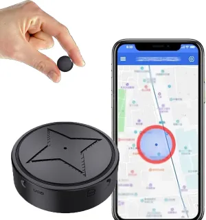 GPS Strong Magnetic Vehicle Anti-Lost Tracker, Mini GPS Tracker for Vehicles No Subscription - Smallest GPS Tracker Locator Real Time, Anti-Theft Micro Tracking Device with Free App (pg12-2)