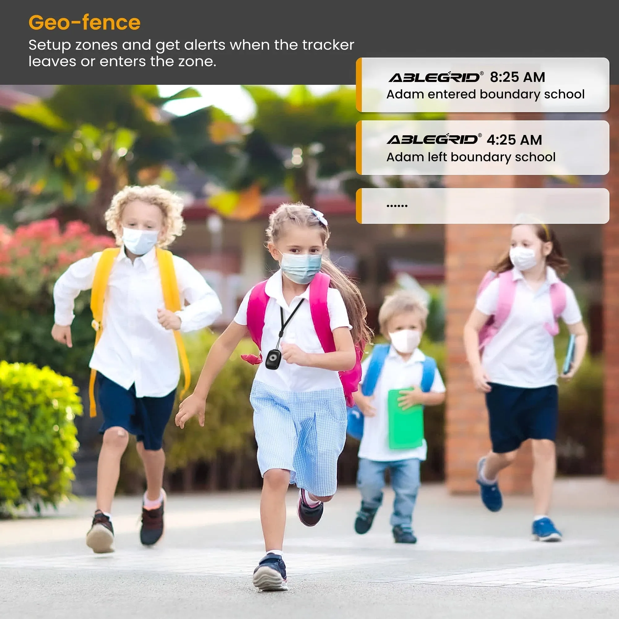 GPS Tracker ABLEGRID Small Real Time Tracking Device Locator for Car Vehicles Pet Dog Cat People Elderly Kids 4G LTE Mini Tracker- First Month Free