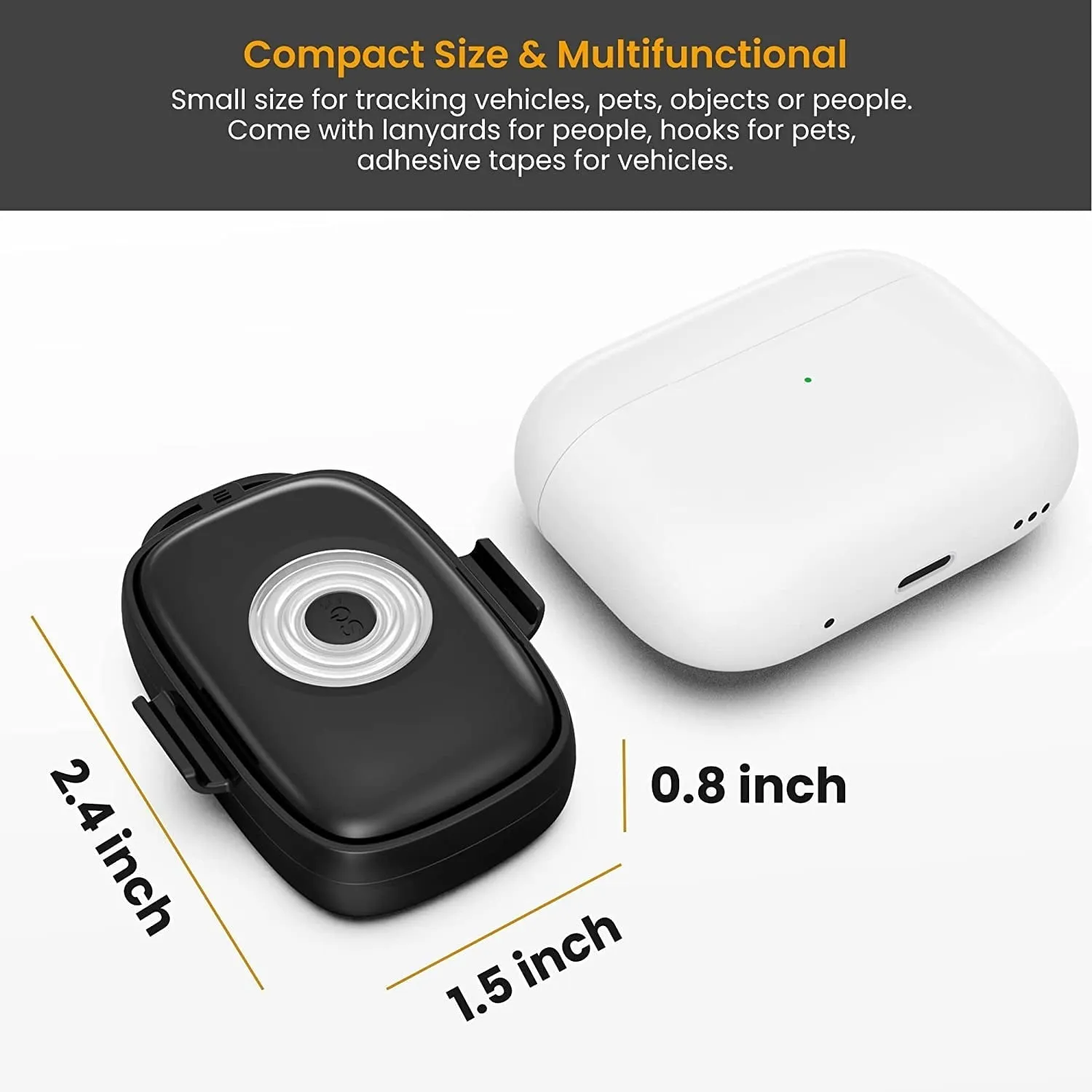 GPS Tracker ABLEGRID Small Real Time Tracking Device Locator for Car Vehicles Pet Dog Cat People Elderly Kids 4G LTE Mini Tracker- First Month Free