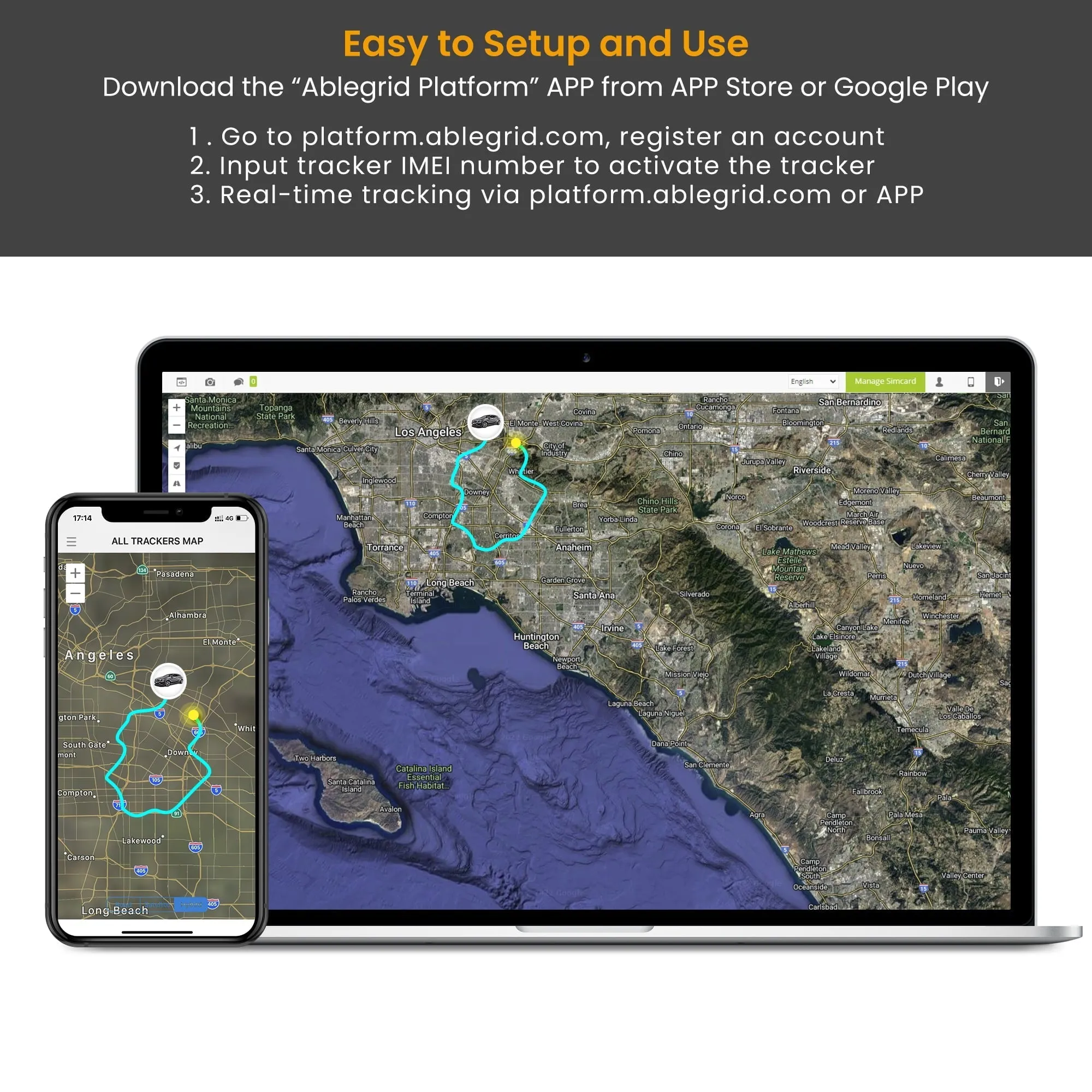 GPS Tracker for Vehicles GPS Tracking Device with 1 Year Prepaid Subscription for Vehicles Car Kids Dog Pet Real-time Small Hidden 4G LTE GPS Locator with 1 Year Data Plan
