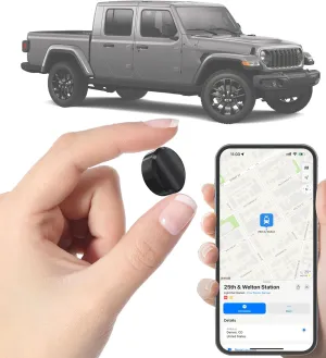 GPS Tracker for Vehicles - No Monthly Fee, Real-Time Tracking, Magnetic GPS Tracker for Car, Motorcycle, Truck, Anti-Theft, Easy Installation, Long Battery, Waterproof & Compact Design Life 1D