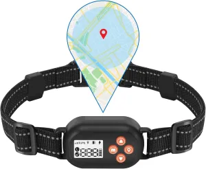 GPS Wireless Dog Fence, Pet Electric Containment System, IPX6 Waterproof/Rechargeable Collar, Beep/Vibration/Shock Correction Mode, for Dogs Over 20 Lbs