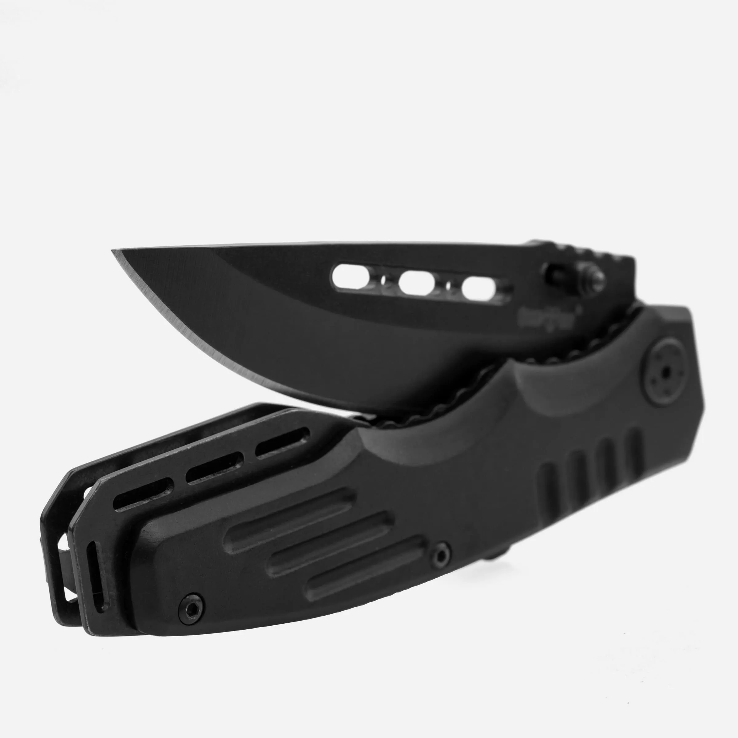 Grand Way Spring-Assisted Tactical Knife 6681 (Black)