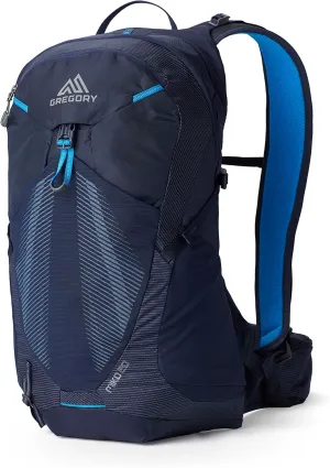 Gregory Miko 20L Unisex Day Hiking Backpack, Ventilated Backpanel, Built-In Hydration Attachment for Water Bladder (Reservoir Not Included), Plus Size, Volt Blue