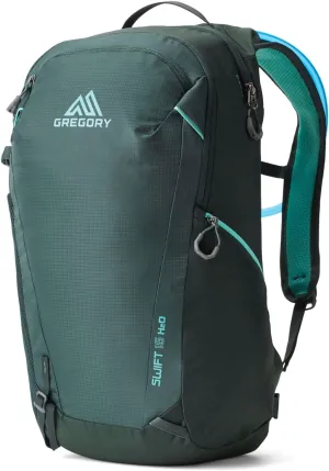 Gregory Swift 16L H2O Women's Day Hiking Backpack, Breathable Foam Backpanel, 2L Water Reservoir Included, One Size Fits All, Emerald Frost