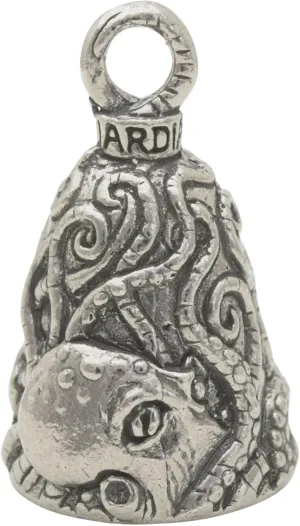 Guardian Bell Animals Good Luck Bell w/Keyring & Black Velvet Gift Bag | Motorcycle Bell | Lead-Free Pewter | Made in USA