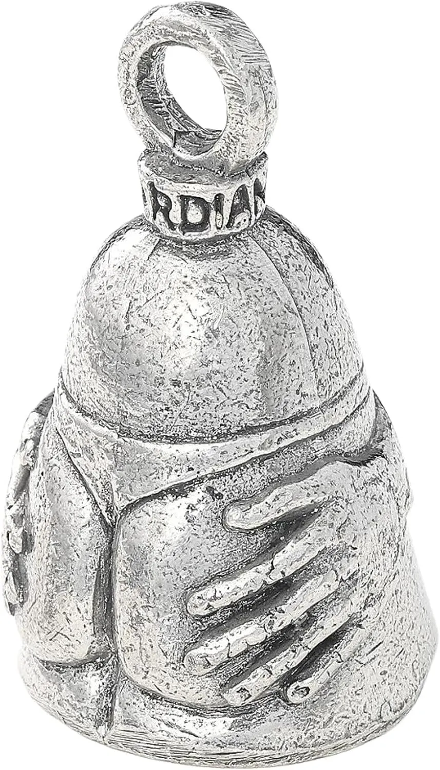 Guardian Bell AssMan Good Luck Bell w/Keyring & Black Velvet Gift Bag | Motorcycle Bell | Lead-Free Pewter | Good Luck Gift to Friends & Family | Bike Bell | Made in USA