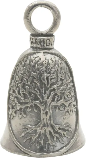 Guardian Bell Celtic Good Luck Bell w/Keyring & Black Velvet Gift Bag | Motorcycle Bell | Lead-Free Pewter | Made in USA