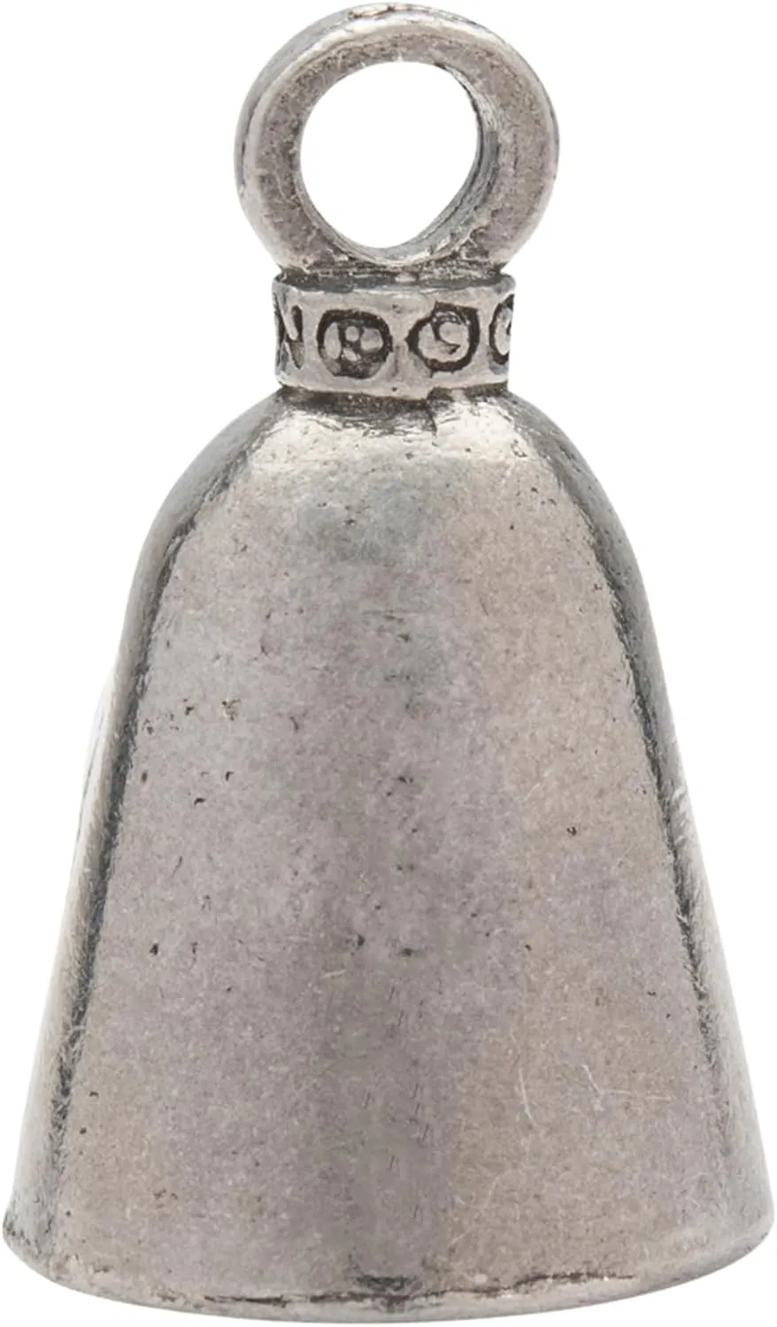 Guardian Bell Evil Eye Good Luck Bell w/Keyring & Black Velvet Gift Bag | Pewter Good Luck Gift | Made in USA