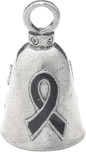 Guardian Bell F_ck Cancer Motorcycle Bell w/Keyring & Black Velvet Gift Bag | Lead-Free Pewter | Good Luck Gift | Made in USA