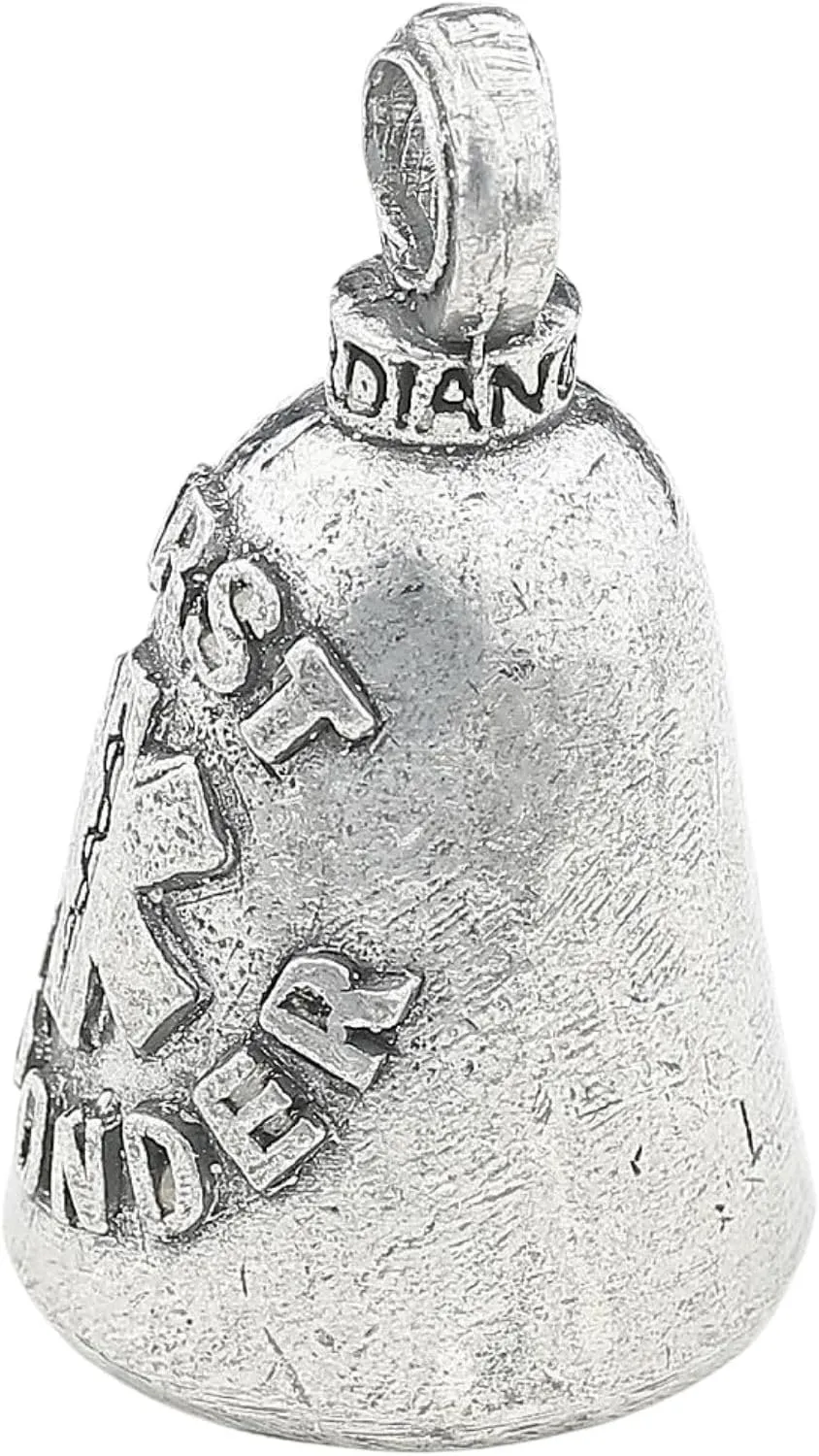 Guardian Bell Profession Good Luck Bell w/Keyring & Black Velvet Bag | Motorcycle Bell | Lead-Free Pewter | Made in USA