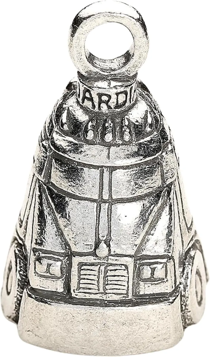 Guardian Bell Profession Good Luck Bell w/Keyring & Black Velvet Bag | Motorcycle Bell | Lead-Free Pewter | Made in USA
