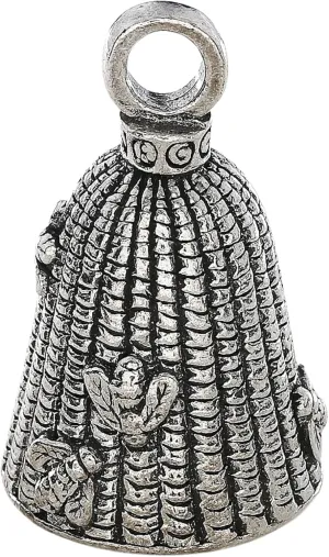 Guardian Bell Profession Good Luck Bell w/Keyring & Black Velvet Bag | Motorcycle Bell | Lead-Free Pewter | Made in USA