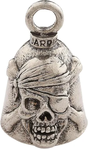 Guardian Bell Profession Good Luck Bell w/Keyring & Black Velvet Bag | Motorcycle Bell | Lead-Free Pewter | Made in USA