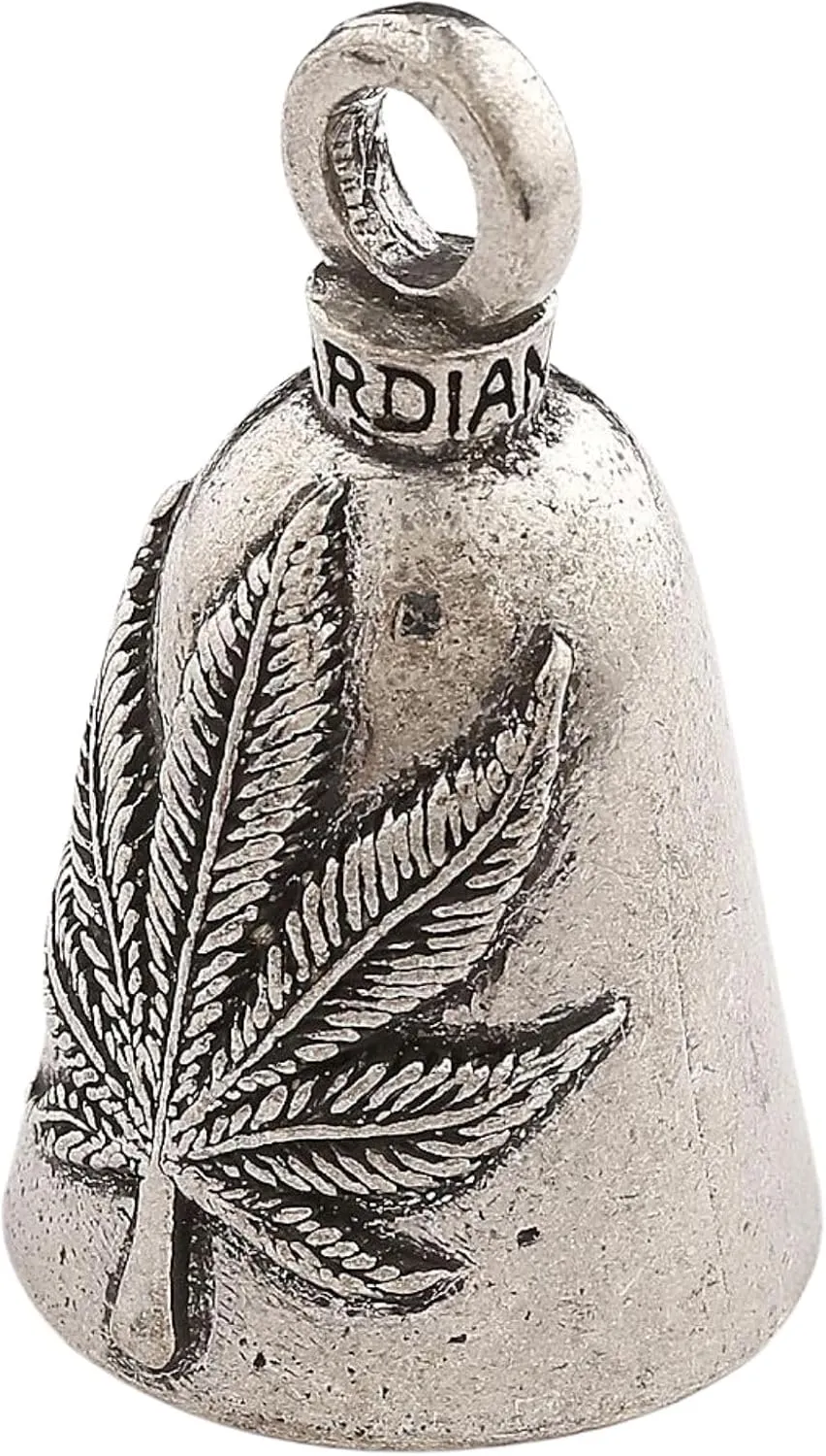 Guardian Bell Substance Good Luck Bell w/Keyring & Black Velvet Gift Bag | Motorcycle Bell | Lead-Free Pewter | Made in USA