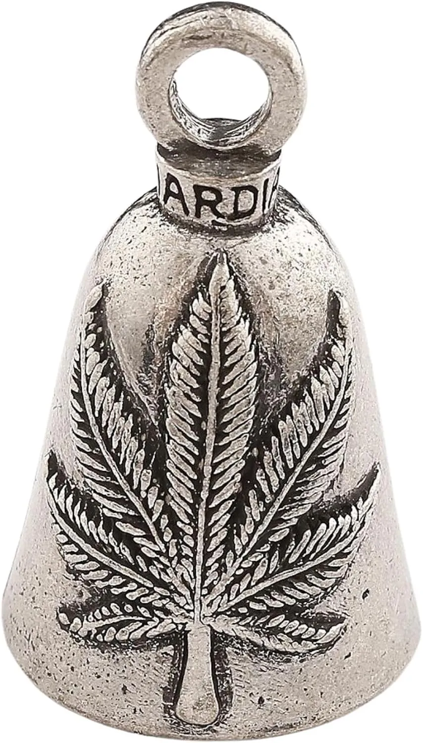 Guardian Bell Substance Good Luck Bell w/Keyring & Black Velvet Gift Bag | Motorcycle Bell | Lead-Free Pewter | Made in USA