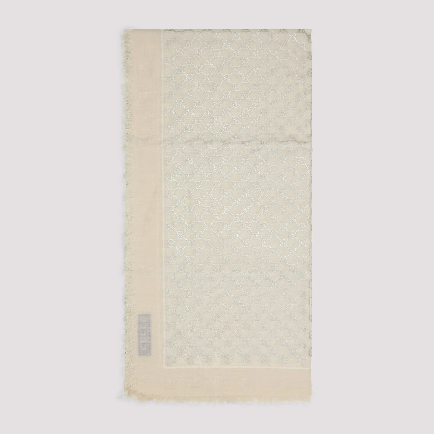GUCCI Lightweight Lurex Wool Scarf