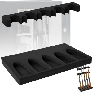 Gun Rack for Gun Storage, Gun Safe Accessory for Shotguns, Gun Holder in Gun Cabinet, Shotgun Rest, Foam Material with Magnetic Strip and Hook Strip, Gifts for Hunters