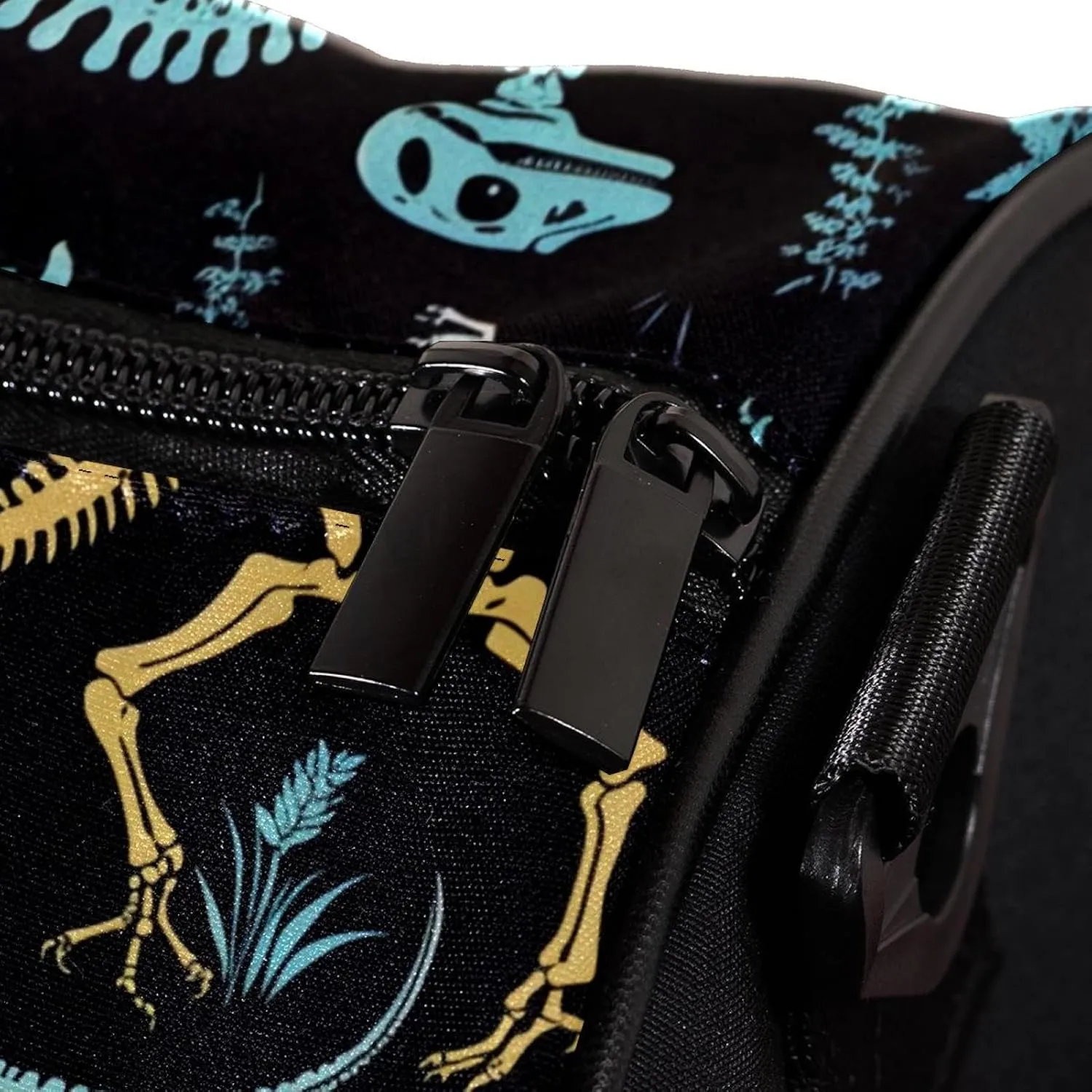 Gym Bag for Women,Small Gym Bag for Men,Animal Bones Dinosaur Skeletons,Overnight Bag
