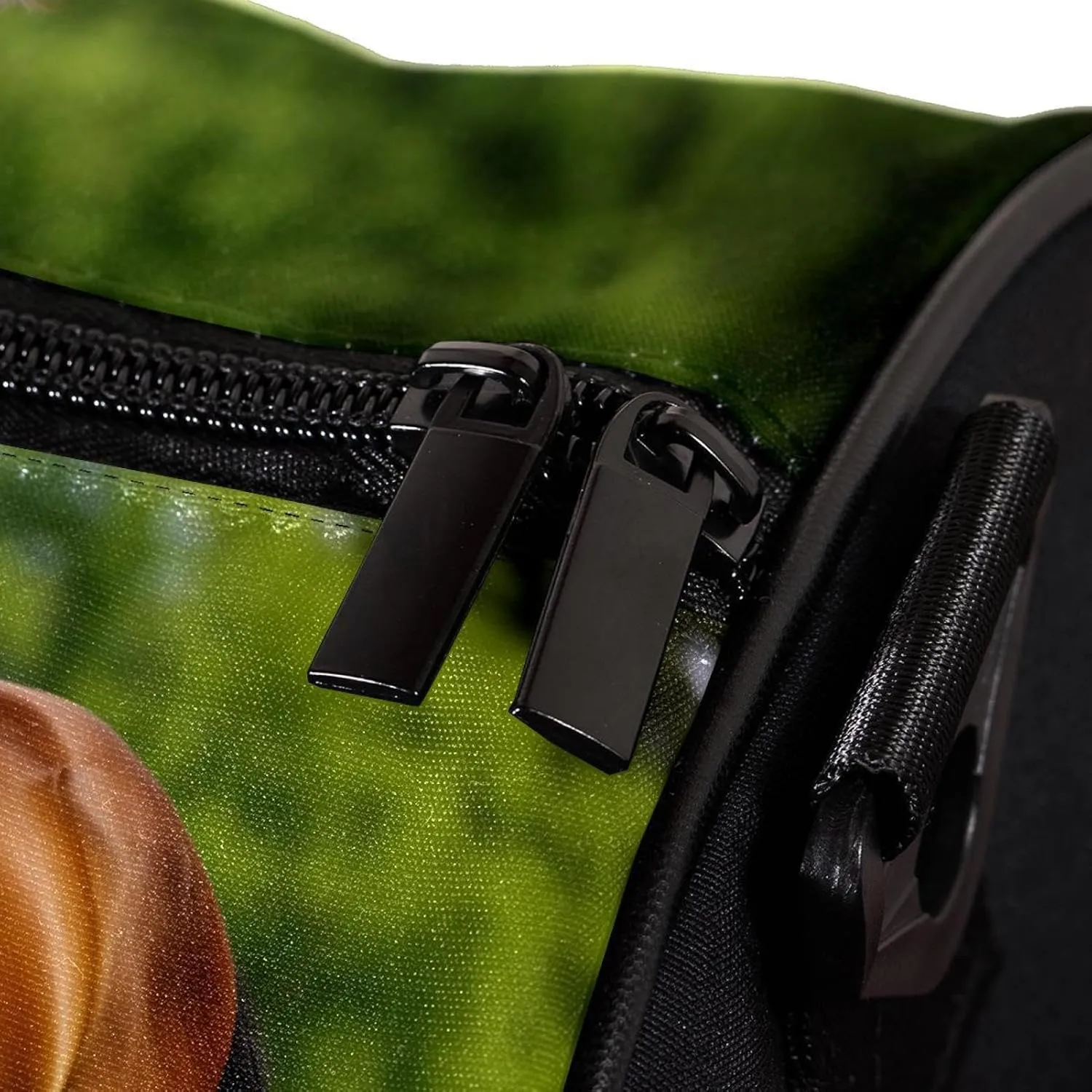 Gym Bag for Women,Small Gym Bag for Men,Brown Horse on the Grass,Overnight Bag